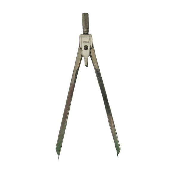 Vintage Drafting Drawing Compass With Carry Case Lot Of 2 - Picture 3 of 10